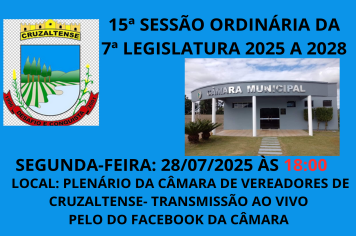 Convite para Sessão Ordinária 