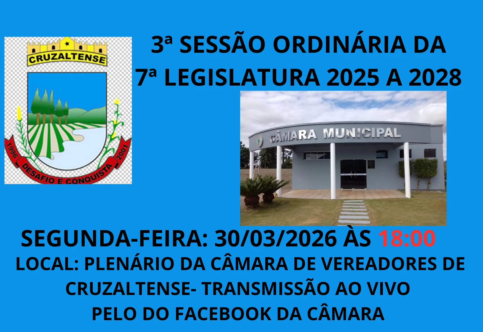 Convite para Sessão Ordinária 